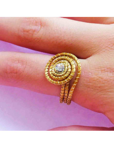 BAGUE EN SPIRALE SIMPLE